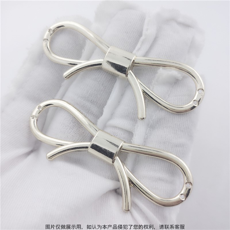 Металлическая модная пряжка для обуви, завод по обработке, Филиппины, декоративная пряжка из сплава, декоративный узел из веревки, производство цветков для обуви