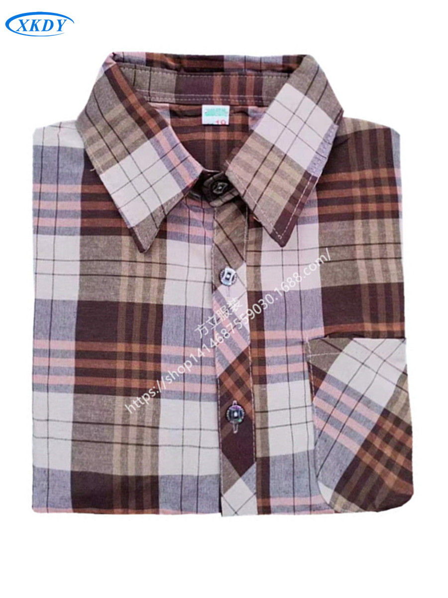 Long-Sleeved Shirts for Women in Spring and Autumn, Women's Fashion Shirts, Plus Size Mom's Plaid Shirts, Versatile Tops for Outer Wear