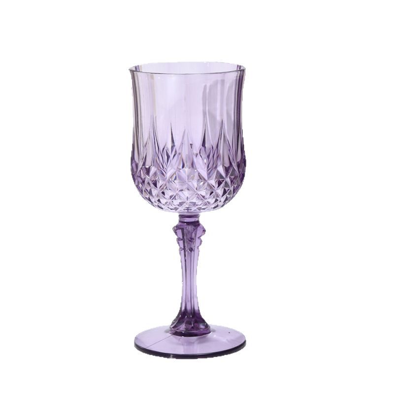 Factory Direct Sales, Large Quantity, Preferential Glass-Proof Plastic Cup, Tall Plastic Cup, Drinking Cup, Red Wine Glass, Wine Set