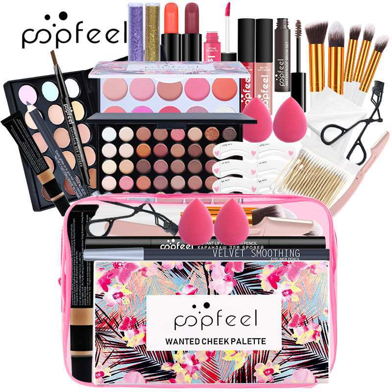 POPFEEL cross-border makeup set for beginners beauty makeup girl light cosmetics wholesale