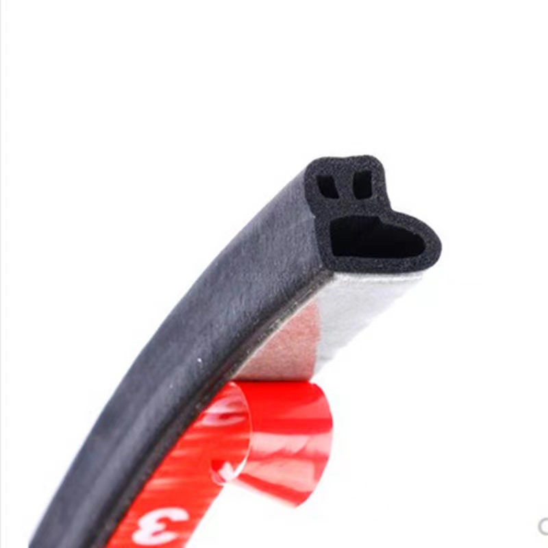 Car sealing strip B- type sealing strip double-layer soundproof thickened car anti-noise universal door noise reduction door seam strip