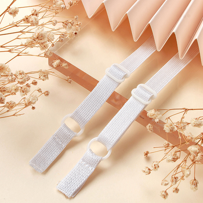 [Shangmeijia] underwear elastic shoulder strap adjustable non-slip strap elastic strap black and white strap bra strap factory