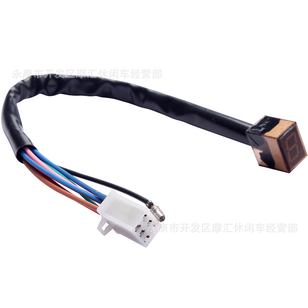 Motorcycle ATV four-wheel ATV skateboard accessories Led digital gear indicator display shift lever sensor