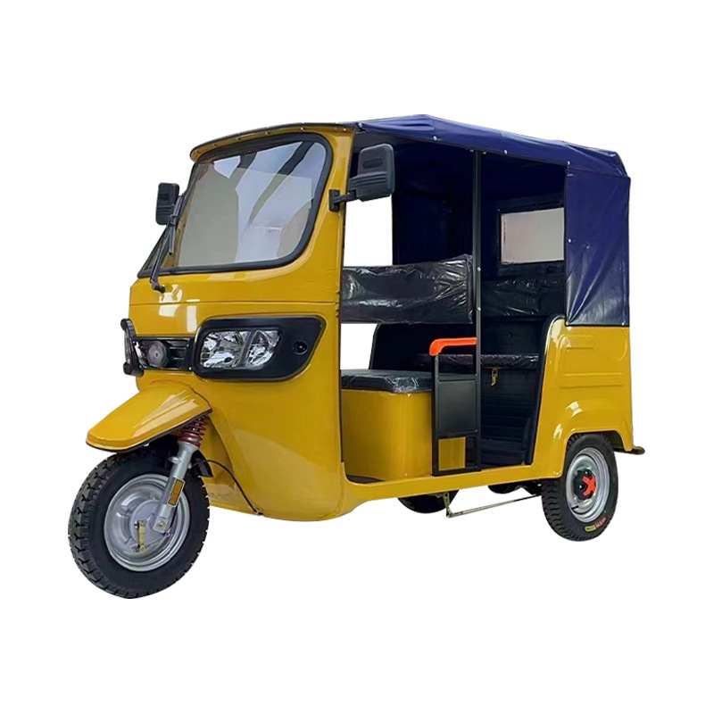 Foreign Trade Export Passenger Three-Wheeler High-Power Electric Passenger Bus Tuk-Tuk with Sunshade and Canopy Passenger Three-Wheeler