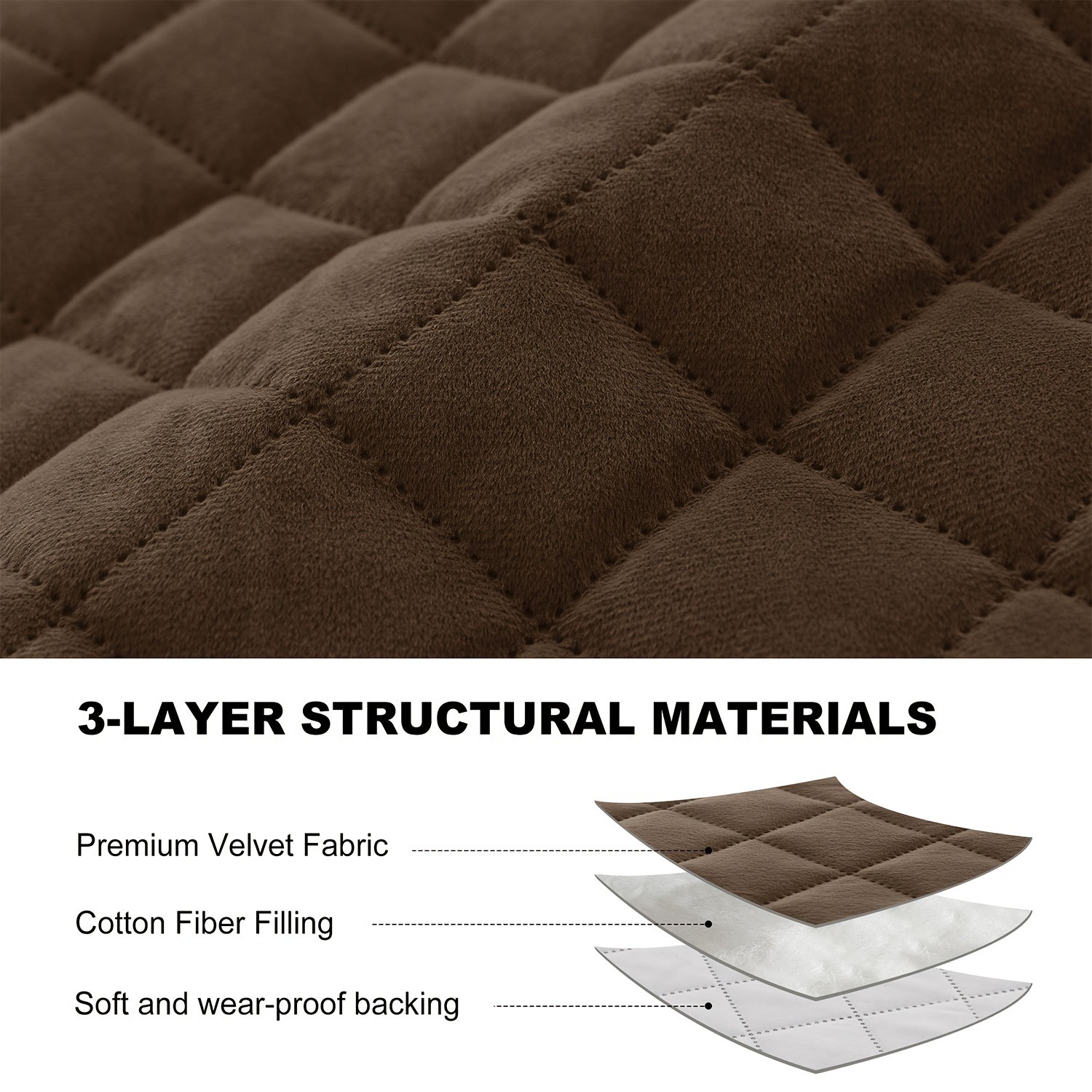 2025 New Cross-Border Dropshipping Soft Luxury Plush Casual Sofa Cover Washable Soft Sofa Cover