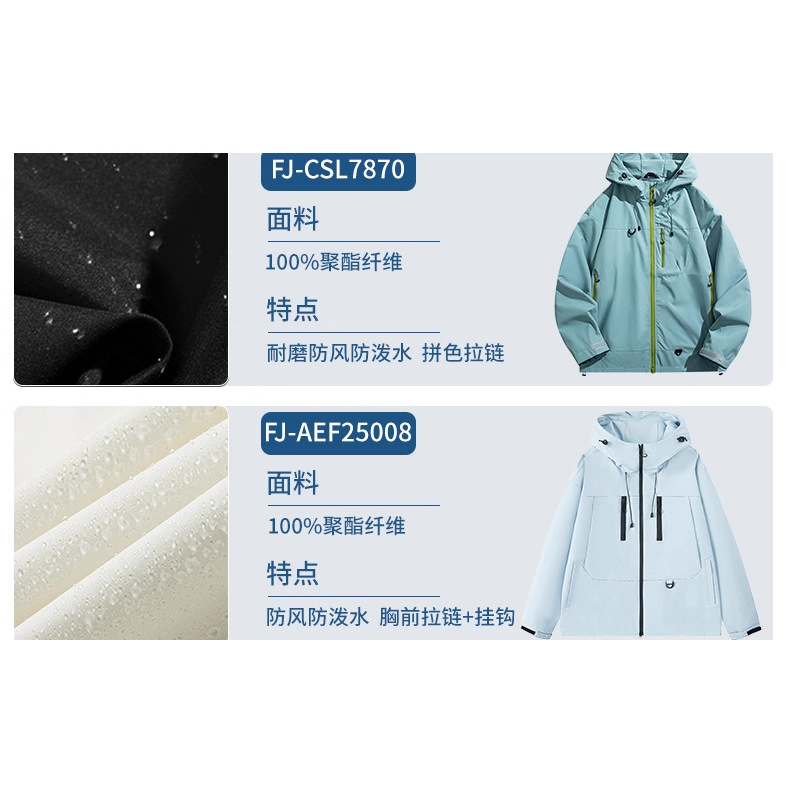 Water-Repellent Windbreaker Autumn and Winter Corporate Team Building Team Clothing Jacket Work Clothes Work Clothes Jacket Custom Logo