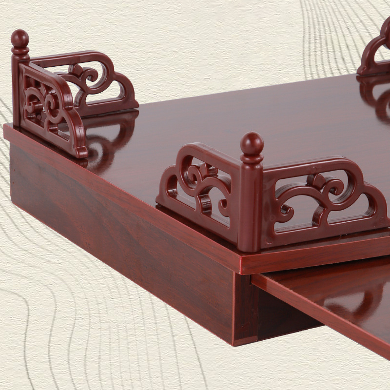 Shrine wall-mounted worship table God of Wealth Guanyin Bodhisattva Buddha worship table Buddha cabinet wall-mounted Buddha shrine incense table worship table