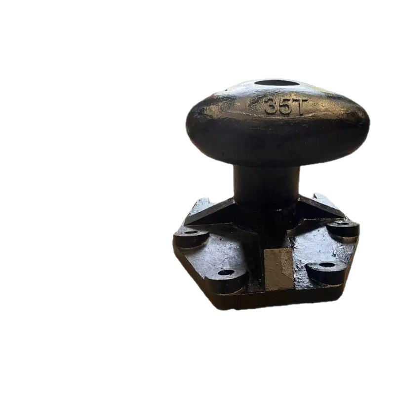 Curved Column Type Boat Mooring Post Cast Iron Boat Post Dock Square Bottom Single Head Boat Mooring Post Duckbill Square Bottom Mooring Post Rope Tie Post