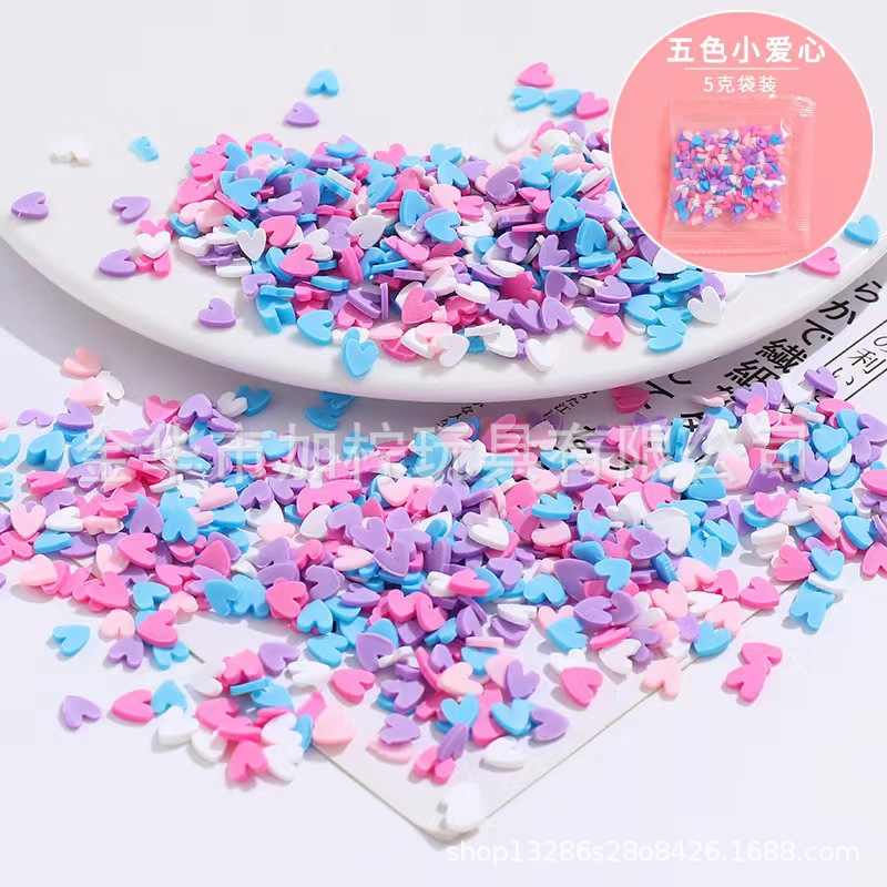 Colorful Soft Clay Slices, Imitation Chocolate Chips, Sugar Granules, Simulated Cake Decoration, DIY Handmade Accessories, Crystal Mud Filling
