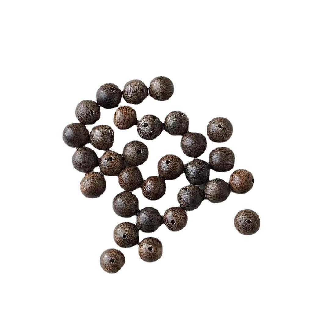 Kalimantan Aquilarius Scattered Beads Scattered Batch DIY Buddha Beads Wen Play Accessories Wooden Bracelet Old Material Round Beads