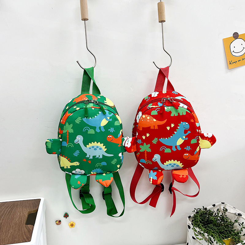 Foreign trade kindergarten backpack cartoon cute little dinosaur children backpack 1-3-5 years old kindergarten backpack