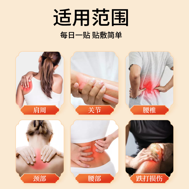 Far Infrared Neck, Shoulder, Waist and Leg Magnetic Therapy Patch, Muscle Injury Patch, Lumbar Disc Muscle Pain Magnetic Therapy Patch, Oem Customization