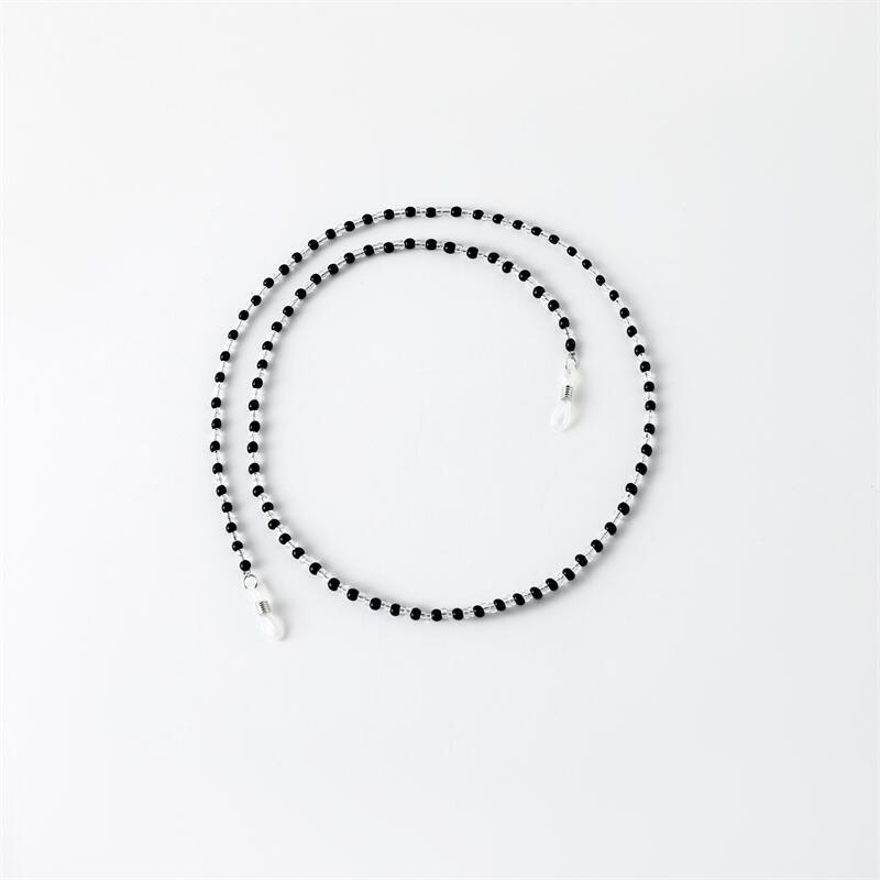 Factory spot Europe and the United States cross-border jewelry glasses chain high sense multi-color pearl glasses hanging neck glasses chain mouth