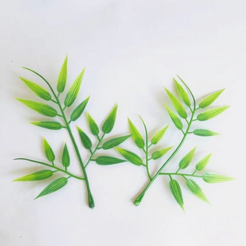 Simulation Plastic Willow Branch Guanyin Bodhisattva Bodhisattva Net Bottle Accessories Simulation Green Plant False Leaves Weeping Willow Tree Rattan Decoration