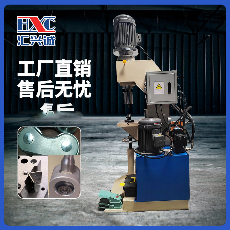 Pneumatic & Hydraulic Riveting Machine for Solid and Hollow Nails, Mushroom Head Seat Riveting, Automatic Feeding Rivets, Sheet Metal Processing