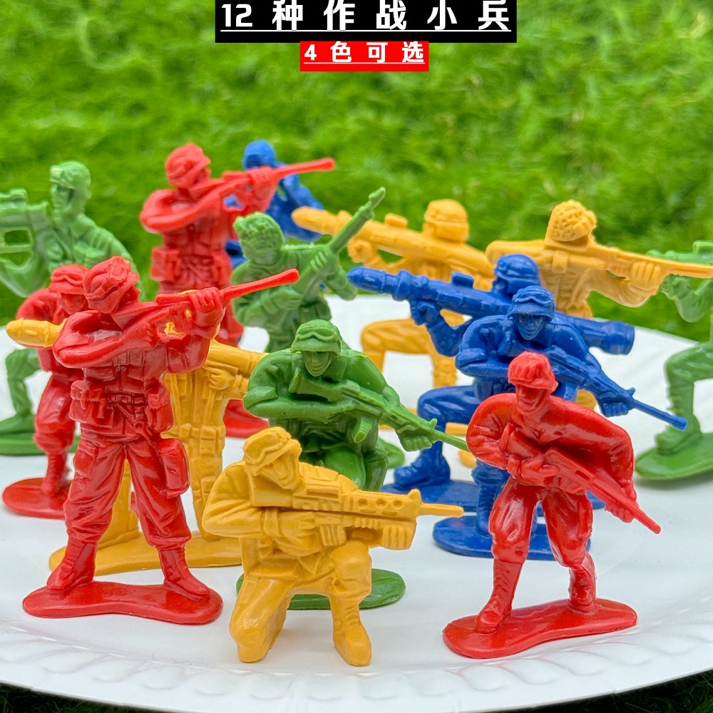 5 см мини-солдат, статическая модель солдата, игрушки для детей