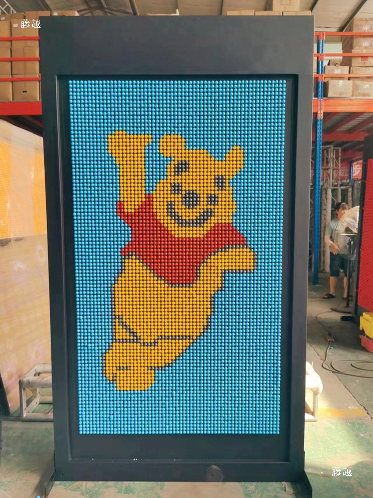 Three-Dimensional Needle Carving Wall Internet Celebrity Check-In Point Interactive Traffic Diversion Device Human Body Printer Outdoor Non-Powered Amusement Equipment