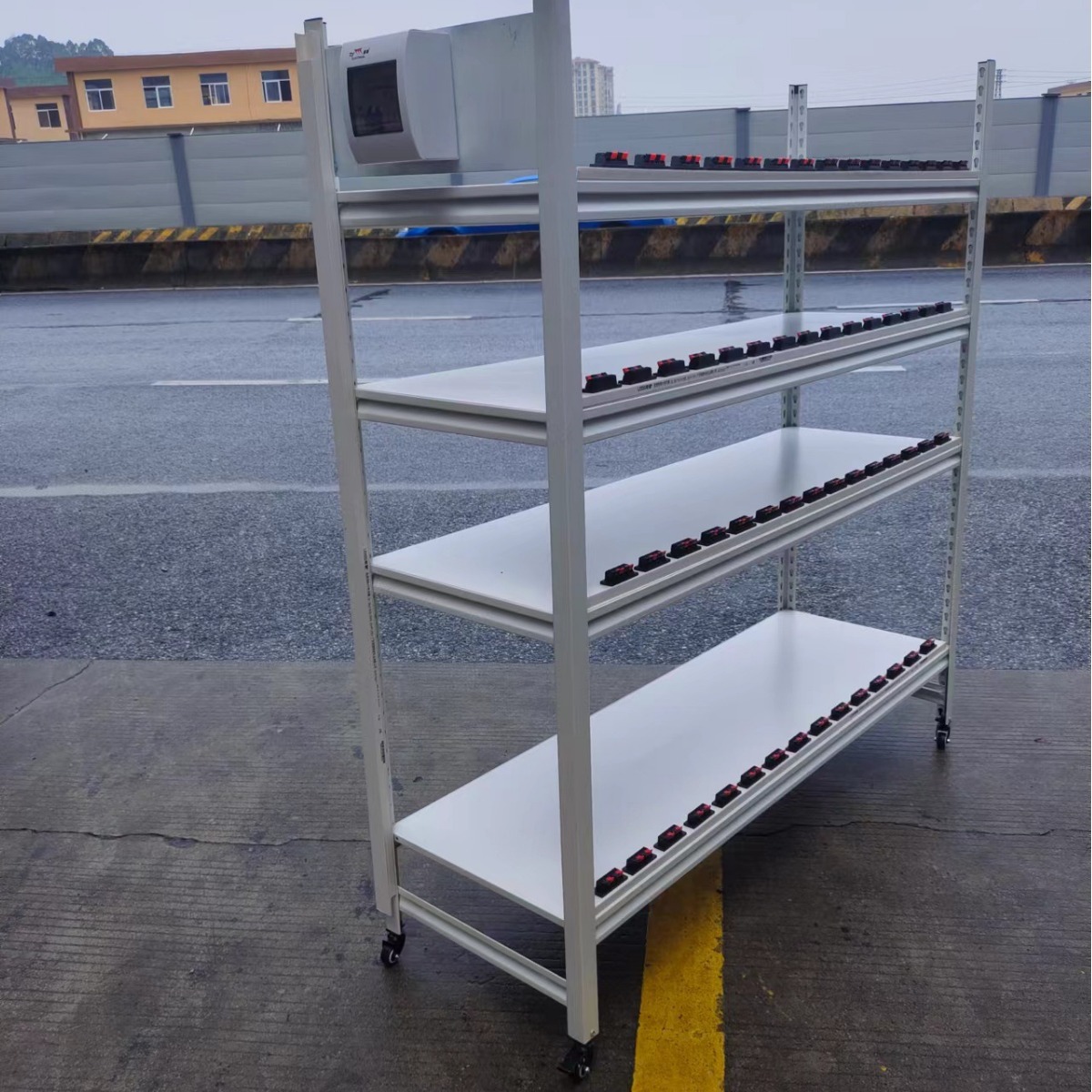 4-layer double-sided clip wiring electronic and electrical lighting products including wheels white anti-static test rack