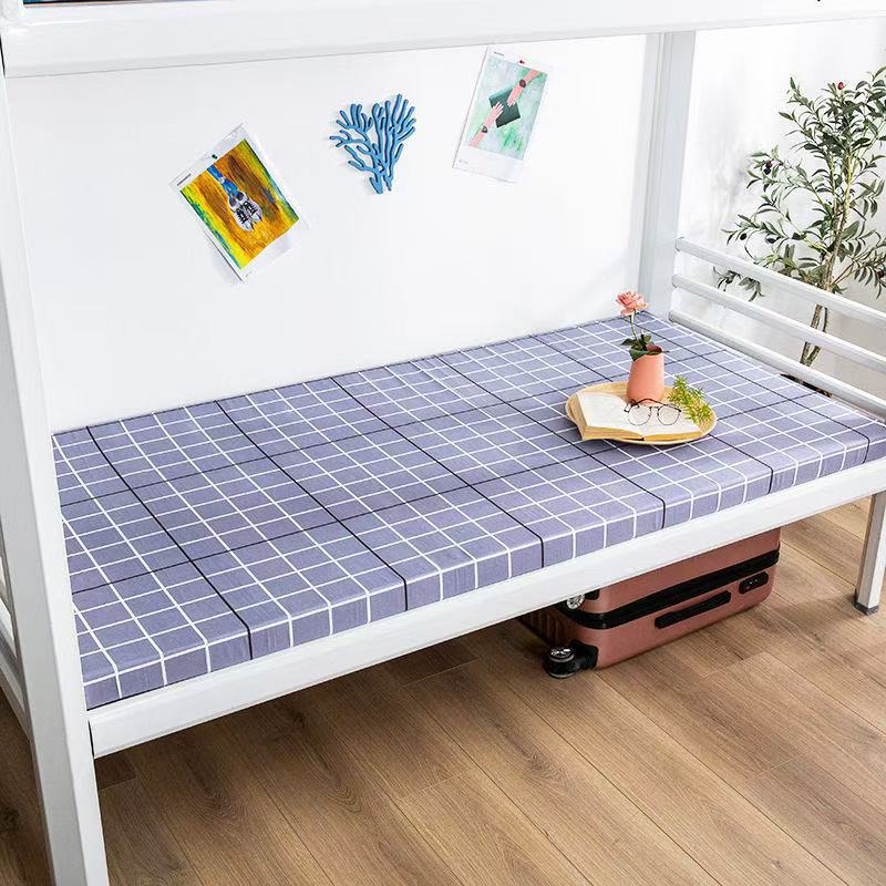 Hard Cotton Mattress Thickened High Density Single Double Student Dormitory Lower Mattress Kang Pad Hard Cotton Pad Can Not be Folded