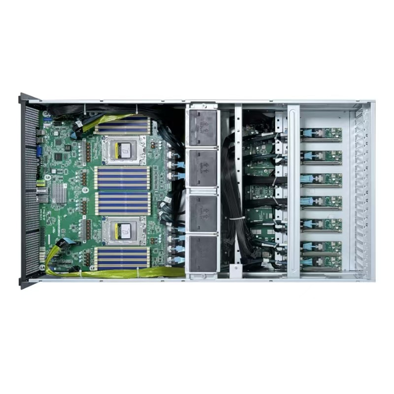 Dual-Channel Xeon 4/5Th Generation Gpu Server Barebone with 8 Rtx5090 Cards and 32g Graphics Card for Deep Learning Host