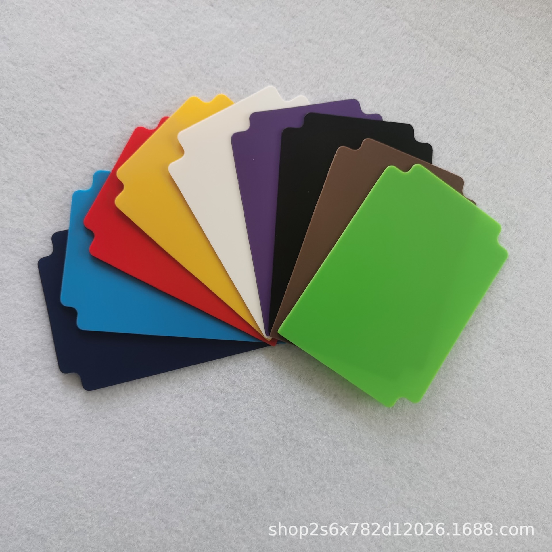 68.5 * 96.5мм ПП разделитель игровых карт разделитель одноцветный печатный