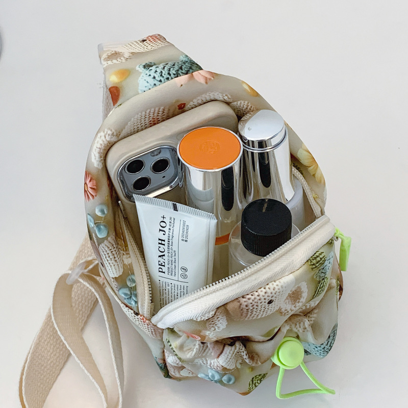 New Dopamine Contrasting Color Sweet Splicing Kindergarten Children's Bag Outing Storage Bag Fashionable and Cute Crossbody Bag