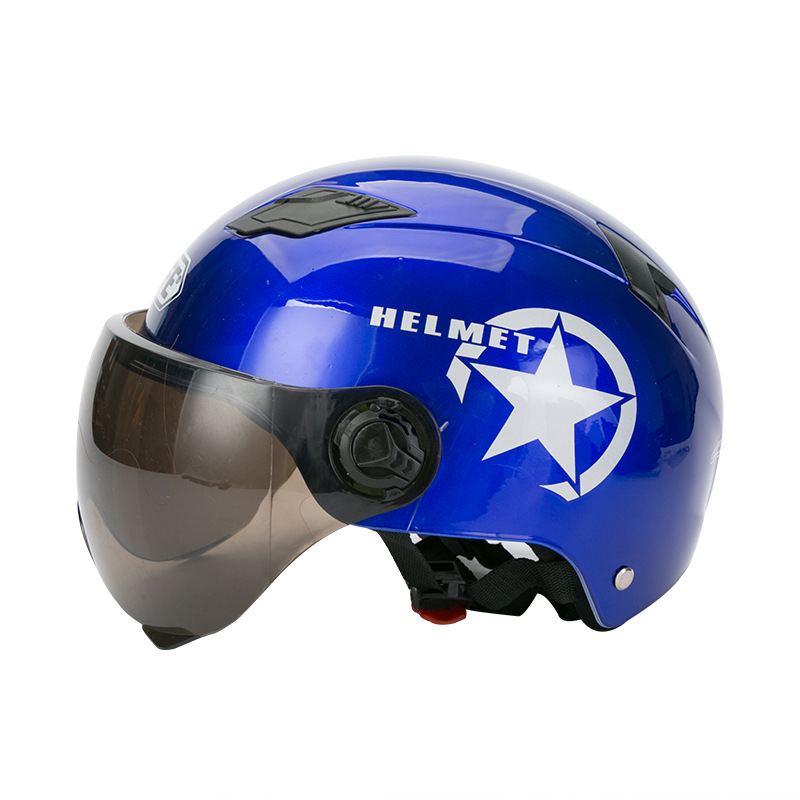 Защитный шлем для мотоцикла на все сезоны, летний полушлем, дышащий, легкий для мужчин и женщин