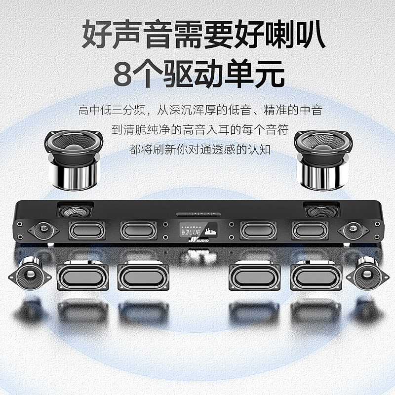 A9Pro Home Theater Speaker Bluetooth Bass Wireless Surround TV Audio Living Room K-song Echo Wall