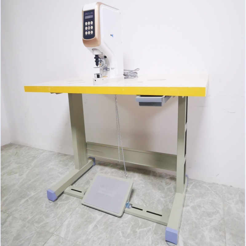 Four-In-One Fastening Machine for Pneumatic and Electric Use, Specialized for Four-In-One Buttons, Eyelets, Five-Claw Buckles, I-Shaped Buckles, and Cord Ends