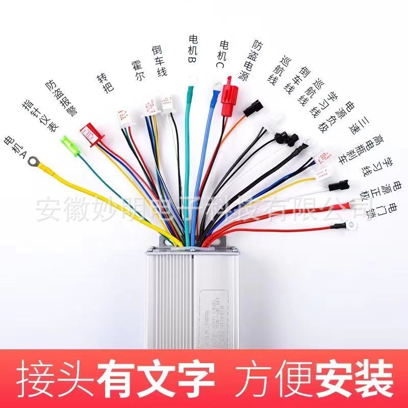 Electric Car Battery Car Controller 36V48V350W Brushless Intelligent Dual-Mode Three-Mode Three-Wheel Yadi Emma Xinri