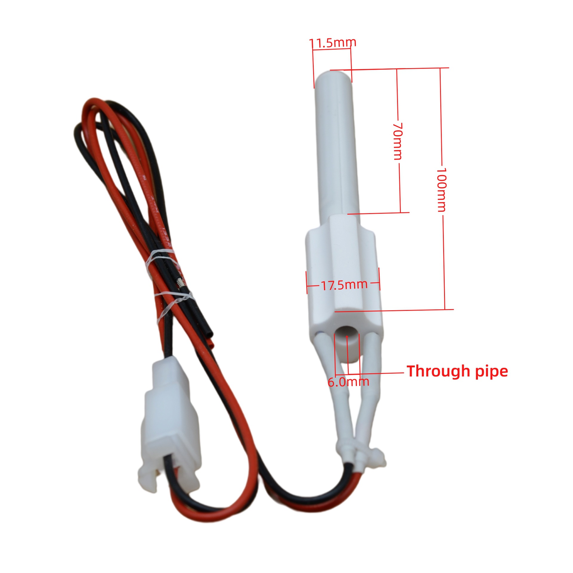 220V300W Ceramic Igniter Wooden Particle Furnace Ignition Rod High Temperature Resistant Antioxidant Long Life and Efficient
