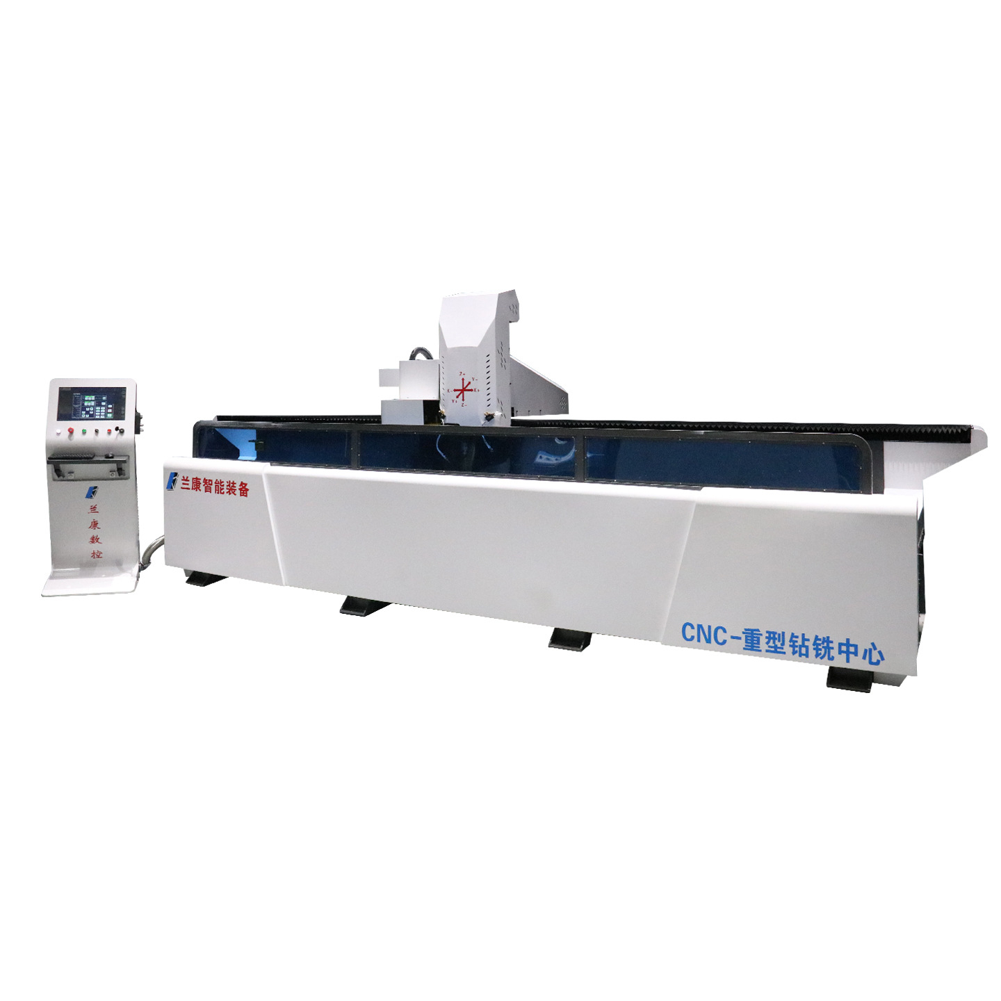 Industrial Aluminum Profile Heavy-Duty Drilling and Milling Machine Machining Center 3500 Type 9 Kw Spindle Automatic Tool Change Three-Axis Servo