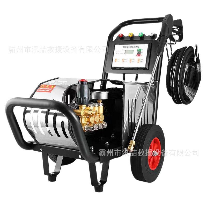 Industrial and commercial car washing machine school playground ground carpet dirt washing high pressure cleaning machine high pressure ship washing