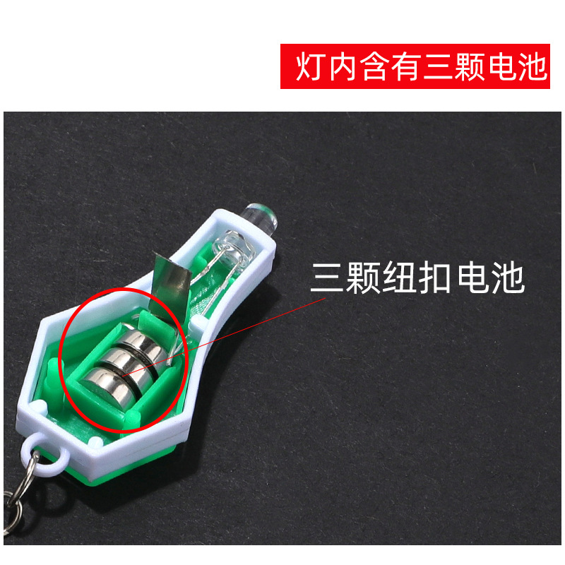 Ring small lamp anti-blue light test lamp test glasses lens blue light easy to carry test card glasses accessories