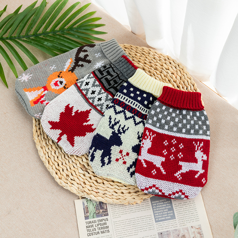 Новый свитер для домашних животных, осенне-зимний, шершавая одежда