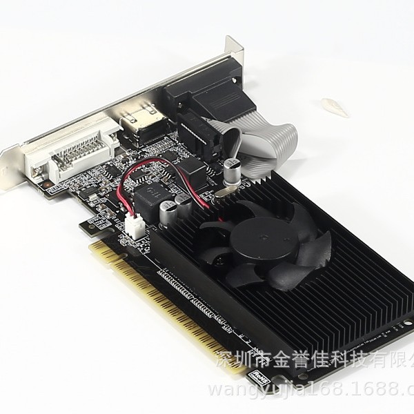Long-term supply of GT210 1GB DDR2 small chassis half height small game PCI-E dual screen graphics desktop