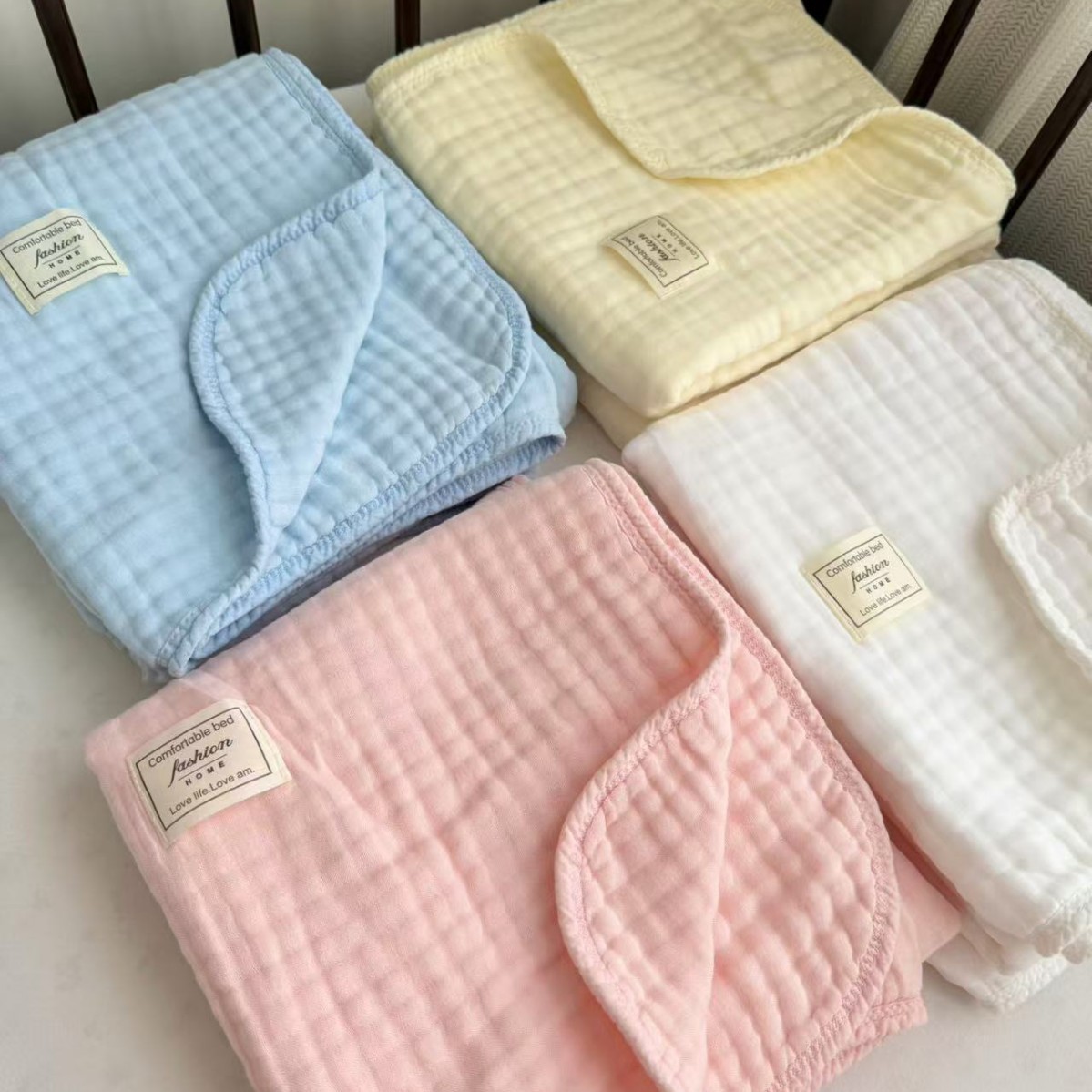 Детский 5A антибактериальный супер мягкий шестислойный желеобразный плед новорожденный полотенце из бамбукового волокна чистый хлопок бамбуковая марля однотонный