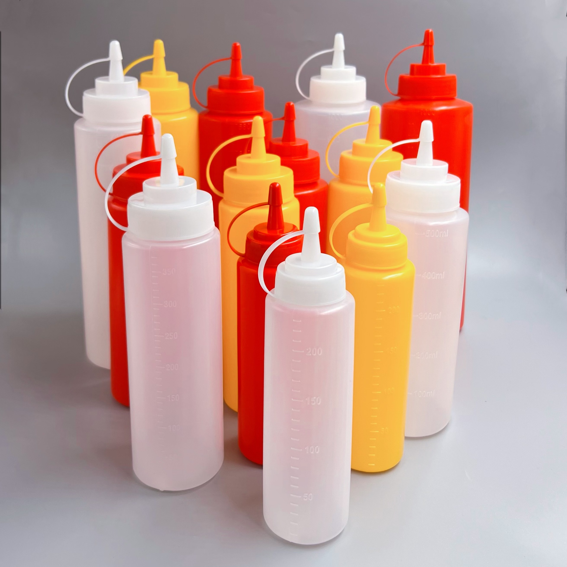 Factory in stock squeeze sauce bottle plastic squeeze bottle sauce bottle squeeze sauce pot chocolate squeeze bottle jam tomato salad bottle