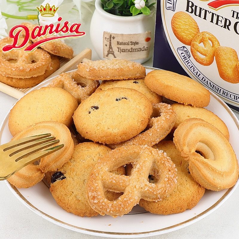 Danisa Indonesia Imported Crown Danish Cookies Wedding Gifts Wedding Cake Office Leisure Snacks