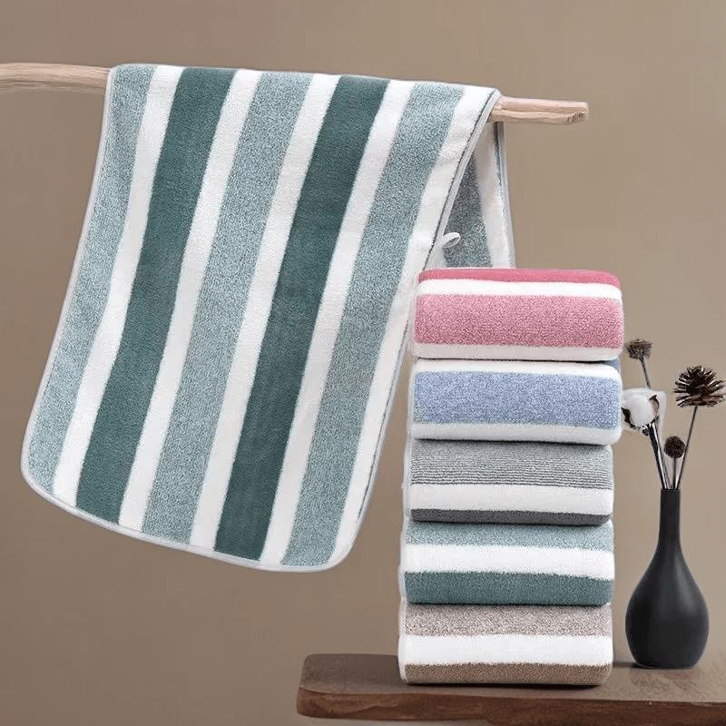 Coral Fleece Towel Adult Household Student Couple Thickened Wrap Towel Wash Face Bath Water Absorbent Quick-drying Large Soft Towel
