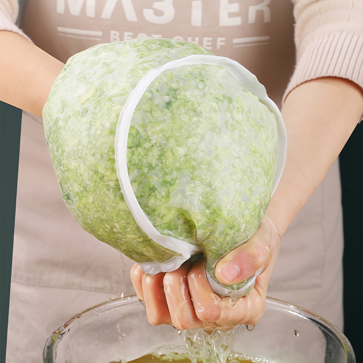 Dumpling stuffing squeezer vegetable stuffing squeezing bag household cabbage draining bag soybean milk filter bag dehydrator vegetable pressing strainer