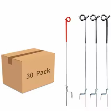 Ranch Digital Fence Pole Pig Tail Pole Insulated Fence Export Plastic Galvanized Material Breeding Fence New Type