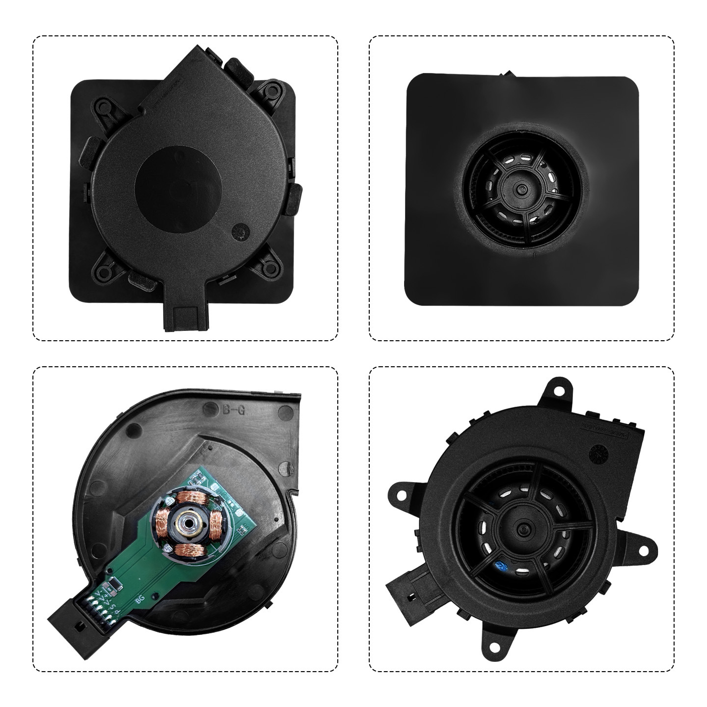 Car Seat Ventilation and Heating Built-In Brushless Blower Suitable for Audi, Mercedes-Benz, and Bmw Seat Parts