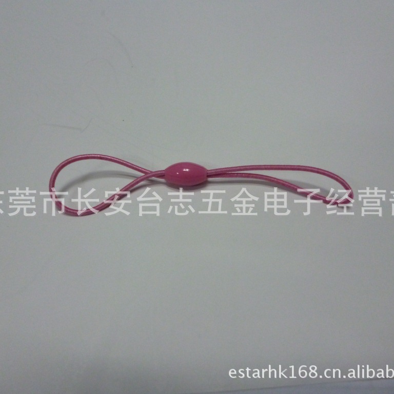 Supply of Colorful Rubber Beads Elastic Cords, Epoxy Card Lanyards, Figure-Eight Rubber Beads Elastic Cords, Elastic Phone Lanyards
