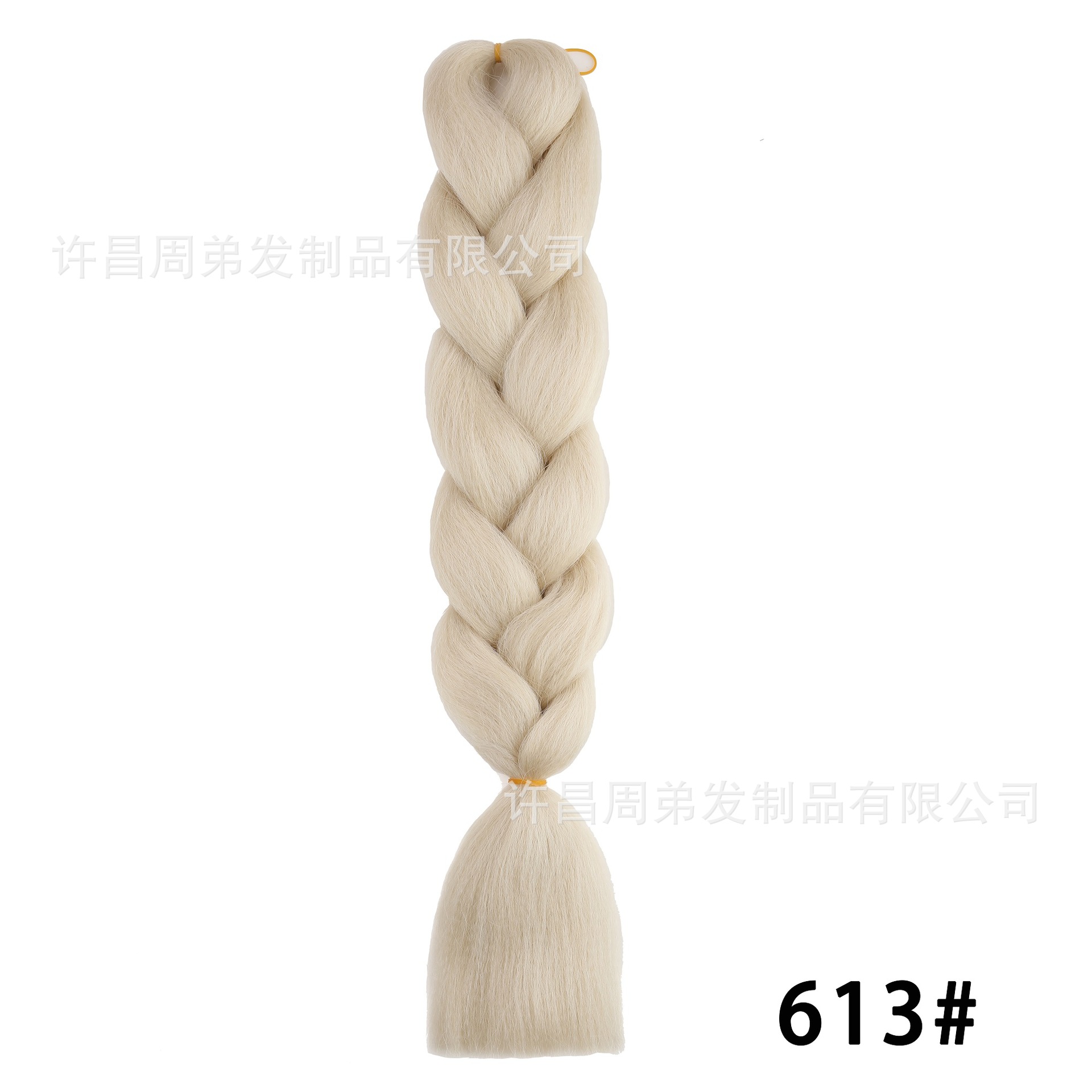 African Big Braid High Temperature Silk Dirty Braid Wig Colorful Chemical Fiber Gradient Color Big Thick Braid Big Loose Braid Women's Hair Extender