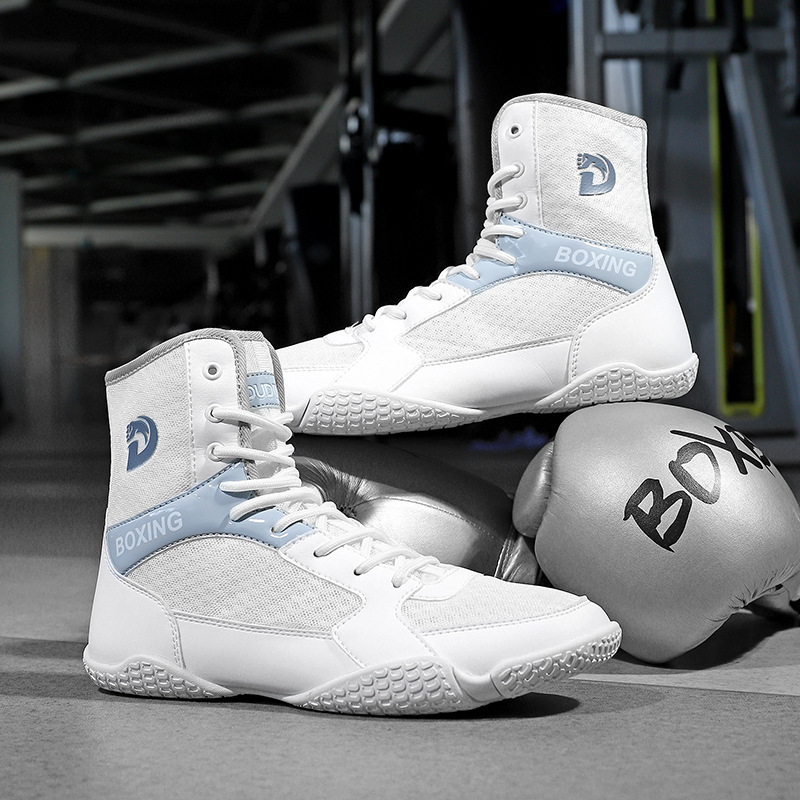 Wrestling Shoes, Sanda Shoes, High-Top Shoes, Men's Fighting Shoes, Boxing Boots, Combat Shoes, Boxing Shoes, Training Shoes