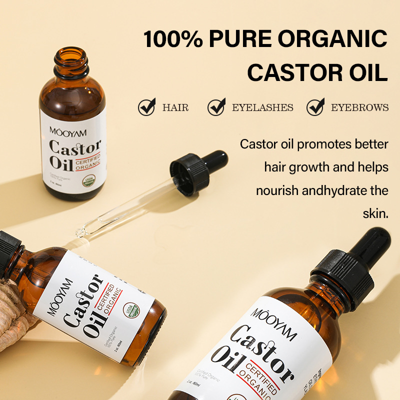 Cross border Castor Oil Castor Oil skin care massage base Oil hair eyebrow eyelash care organic Castor Oil