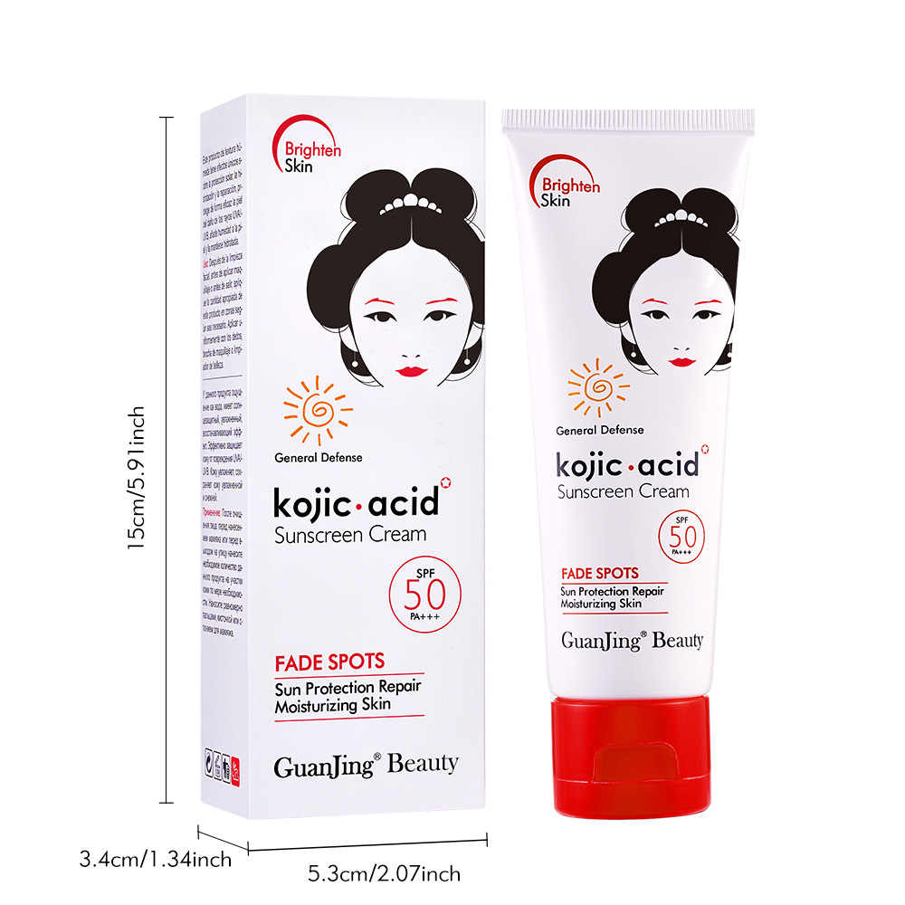 GuanJing cross-border kojic acid protective cream arm body protection protective milk wholesale Sunscreen cream