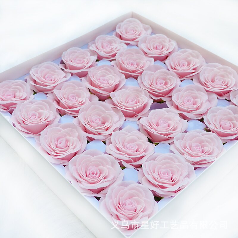 Soap Flower Awakening Rose Seven-layer Flower Head Factory Wholesale Eternal Flower Soap Flower Gift Box Valentine's Day Bouquet Gift