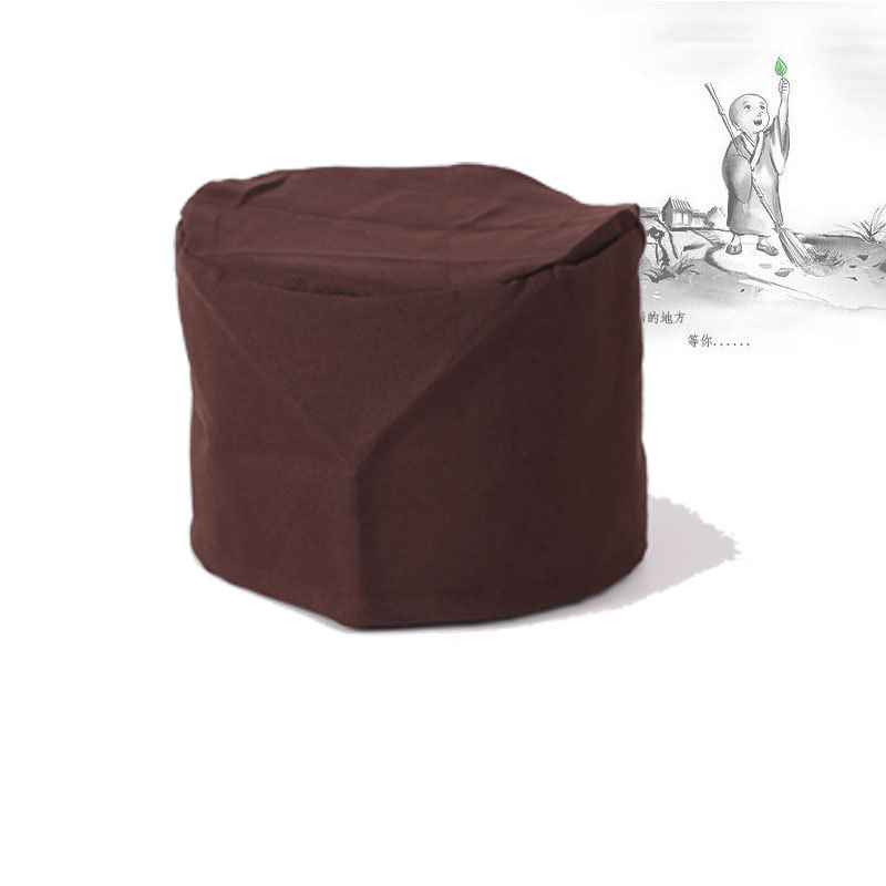 Monk Hat Lay Hat Breathable and Comfortable Double-Layer Monk Hat Monk Nun Meditation Hat Bhikhuni Monk Hat